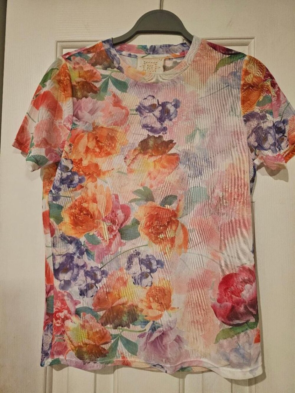 JOHNNY WAS MESH TOP SIZE M